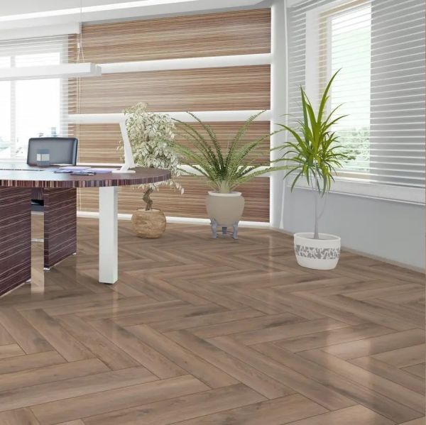 Ламінат Kronotex Herringbone Дуб мед