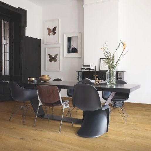 Виниловая плитка Quick-Step Bloom Дуб хлопковый глубокий натуральный