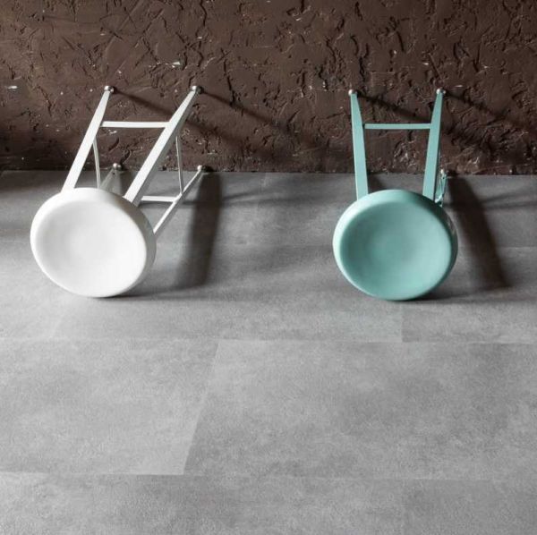Виниловая плитка Vinilam Ceramo клеевая Цемент