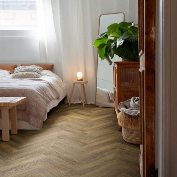 Виниловая плитка IVC Divino Parquetry Drayback Texas Oak Herringbone 82871