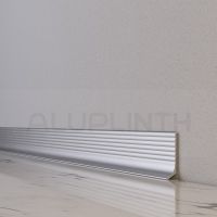 Плинтус алюминиевый волнистый Ключук 2700х40х11.7 (ALU-NV4011)