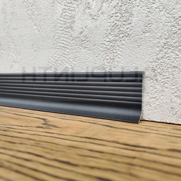 Плинтус алюминиевый волнистый Ключук 2700х40х11.7 (ALU-NV4011)