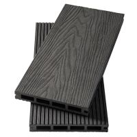 Террасная доска PolymerWood Privat 3D Антрацит 2200х140х20 мм