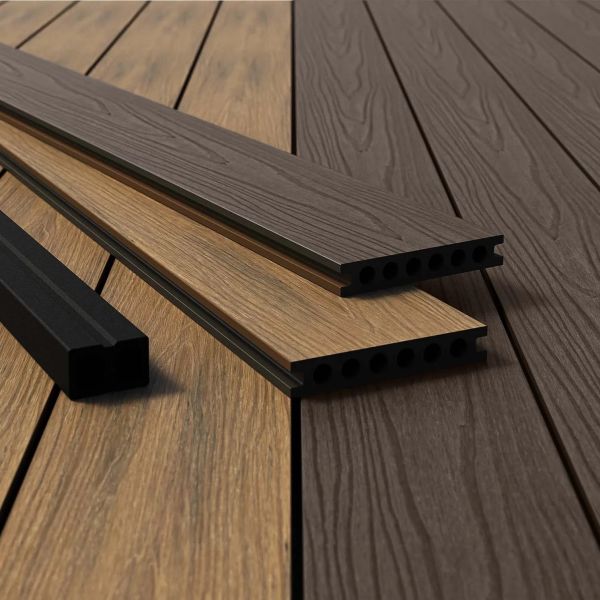 Террасная доска Salag Berg Deck 3D Teak/walnut