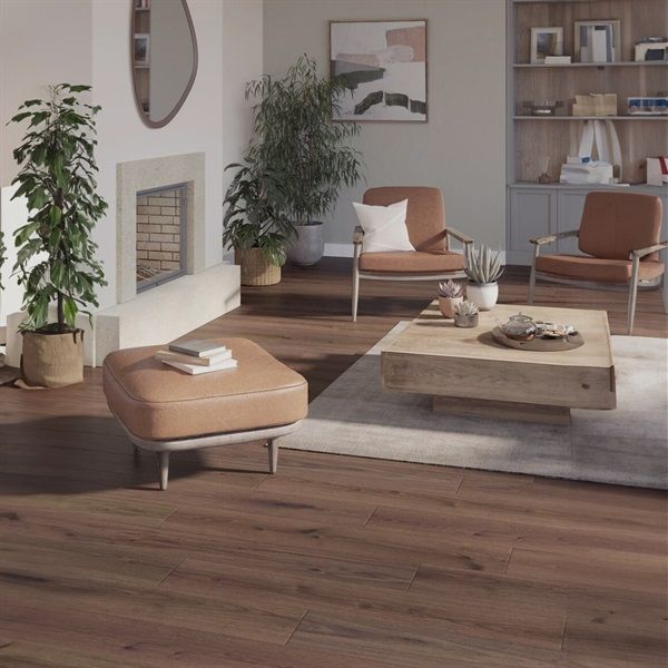 Вінілова плитка Tarkett Art Vinyl Elegance Rigid 55 Delicate Oak Brown