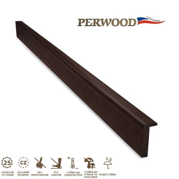 L-плинтус Perwood 4000х59-21х8 мм