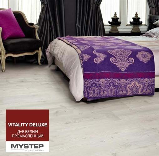 Ламинат Balterio Vitality DeLuxe 4V Дуб белый промасленный