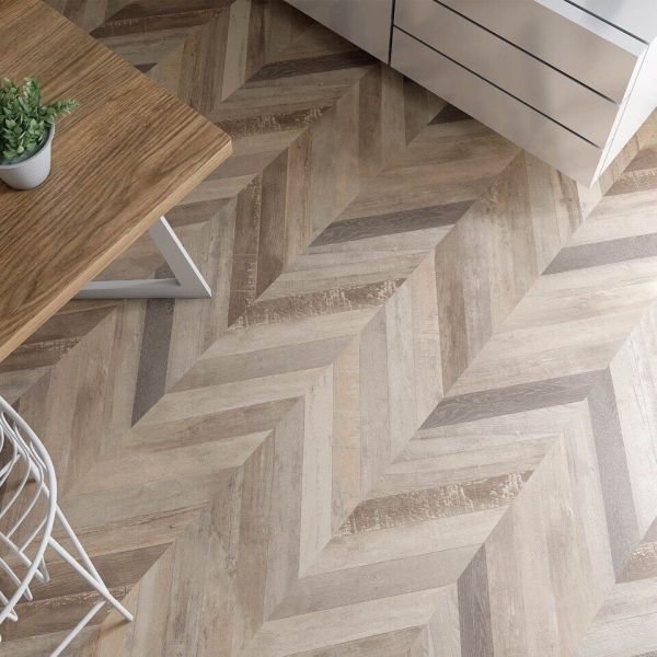 Ламинат Faus Masterpiece Дуб Cream Chevron