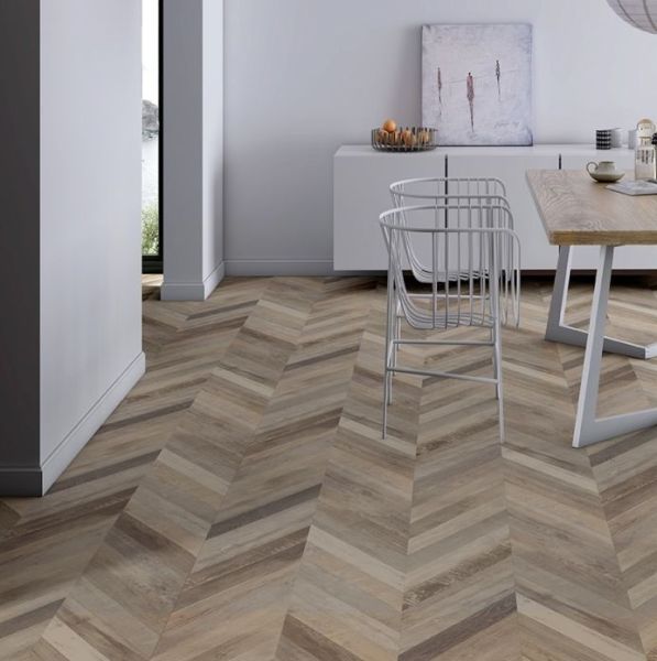 Ламинат Faus Masterpiece Дуб Cream Chevron