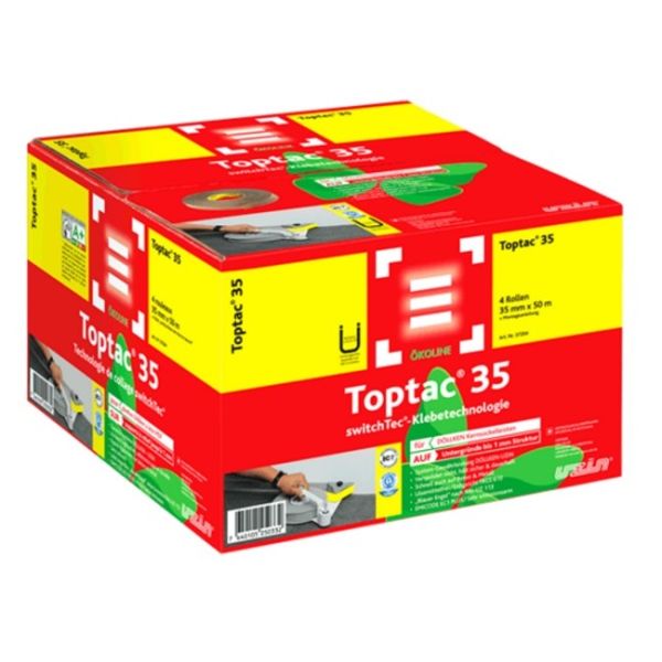 Стрічка клейка Uzin Toptac 35 для гнучких плінтусів Dollken