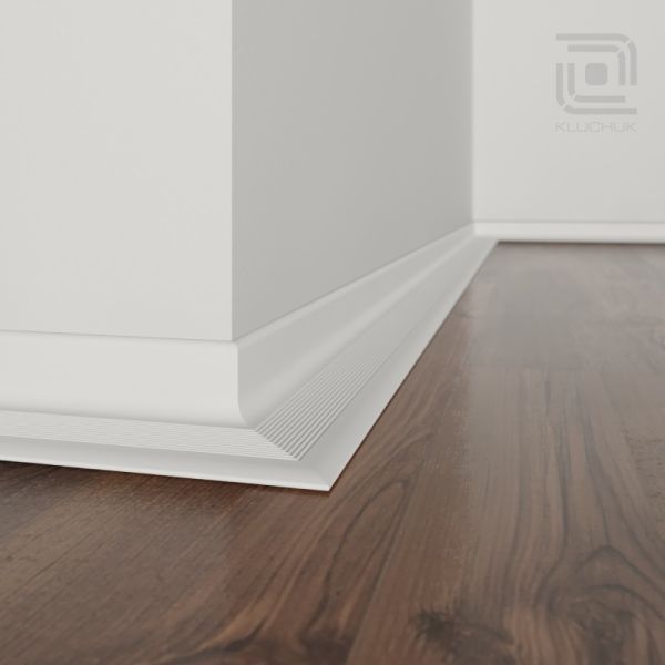 Антиплинтус алюминиевый Ключук 2000х15х20