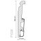 Плинтус Arbiton Vega P1030 2400х100х20 мм