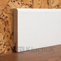 Плинтус Ключук 80 MDF Белый RAL9003
