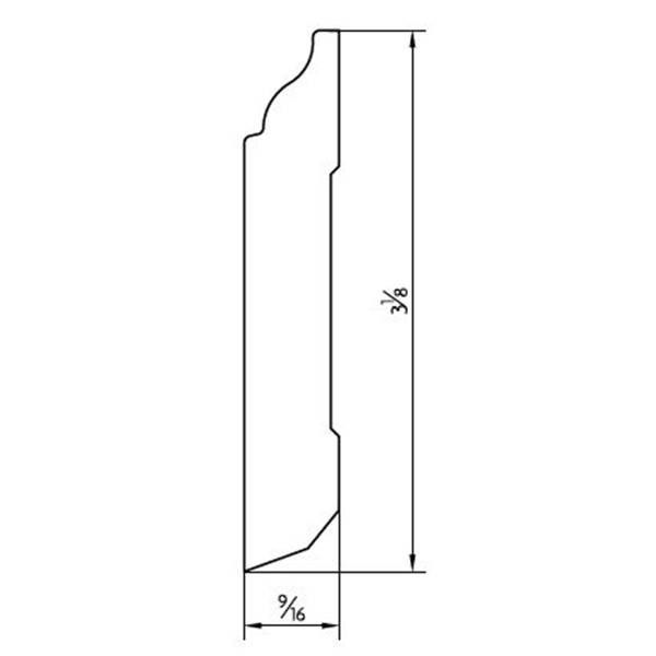 Плинтус под покраску Pedross МДФ