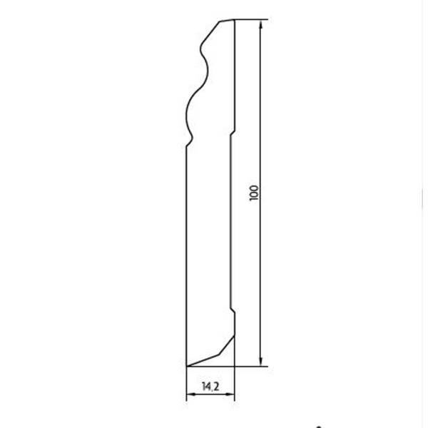 Плинтус под покраску Pedross МДФ