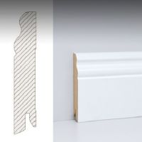 Плинтус под покраску Egger PRO Hamburg 2400х100х18 мм