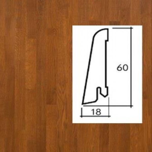 Плинтус шпонированный Luxprofile 2200х60х19