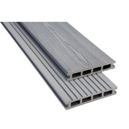 Терасна дошка PolymerWood Priemium 3D Сірий 2200х150х25 мм