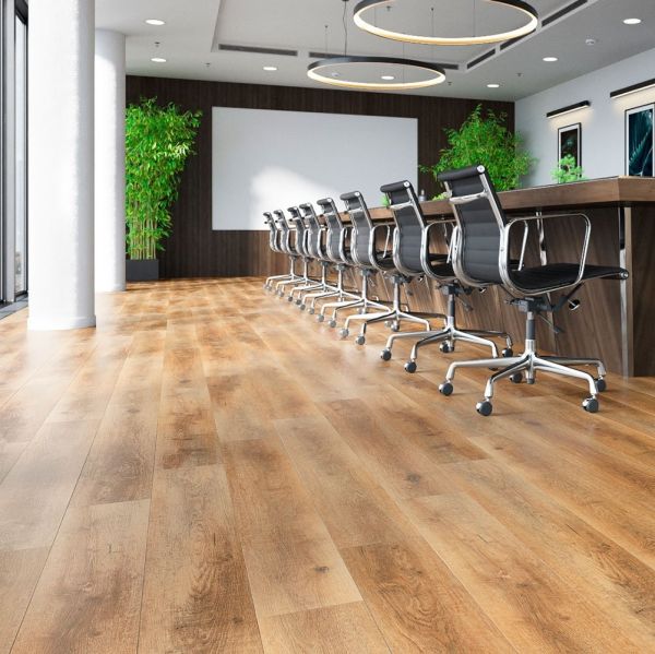 Виниловый SPC ламинат Alta Step Дуб белый классический