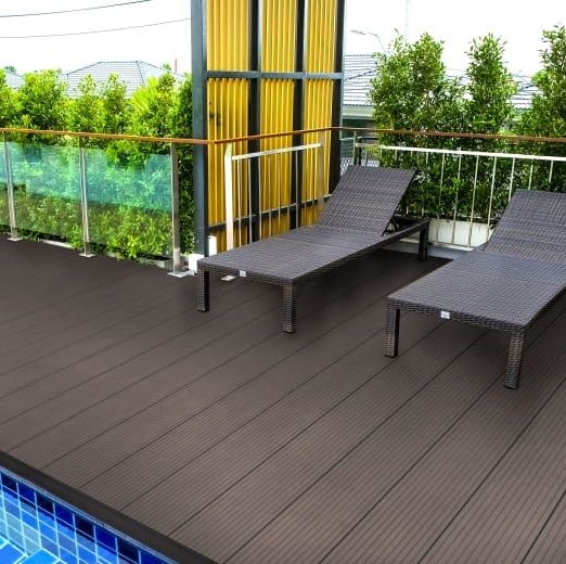 Терасна дошка Bauwood Lite Dark Brown 2200x146x23 мм