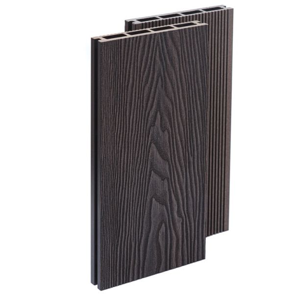 Террасная доска Bruggan Elegant Light 3D Wine brown 2900х150х25 мм