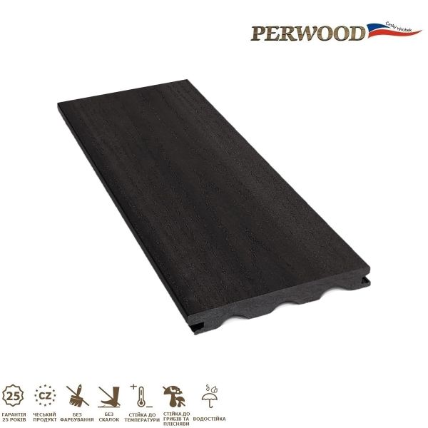 Терасна дошка Perwood Grand Massive Plus Ебоніт 4000х161х21 мм