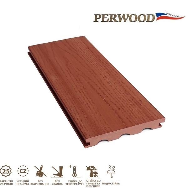 Терасна дошка Perwood Grand Massive Plus Цегла 4000х161х21 мм