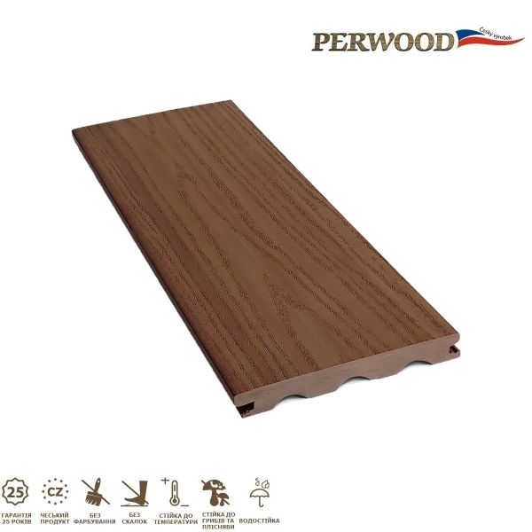 Терасна дошка Perwood Grand Massive Plus Світлий дуб 4000х161х21 мм