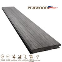 Террасная доска Perwood Natural Massive Серый камень 4000х161х21 мм