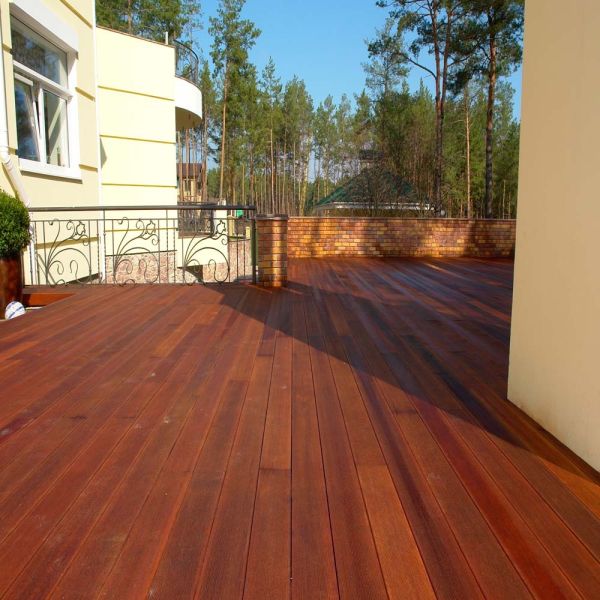 Террасная доска PolymerWood Lite Мербау 2200х138х19 мм