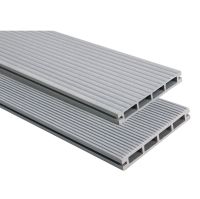 Террасная доска PolymerWood Lite Серый 2200х138х19 мм