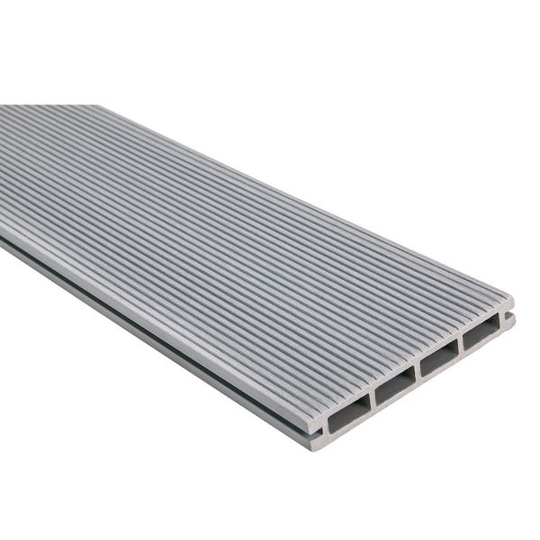 Террасная доска PolymerWood Lite Серый 2200х138х19 мм