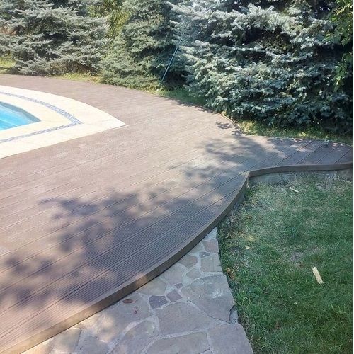 Террасная доска PolymerWood Lite Венге 2200х138х19 мм