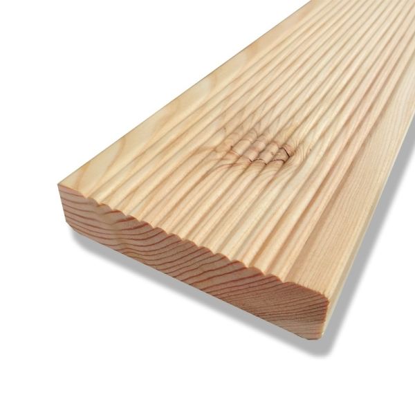 Террасная доска Сибирская Лиственница сорт ВС 2000-6000х90х22 мм