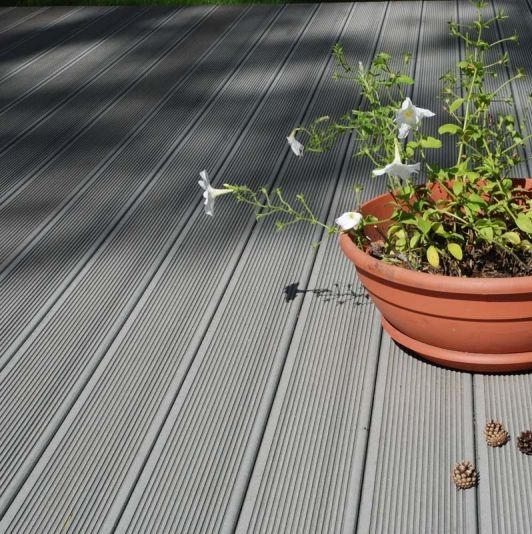 Террасная доска Tardex Lite Антрацит 2200х140х20 мм