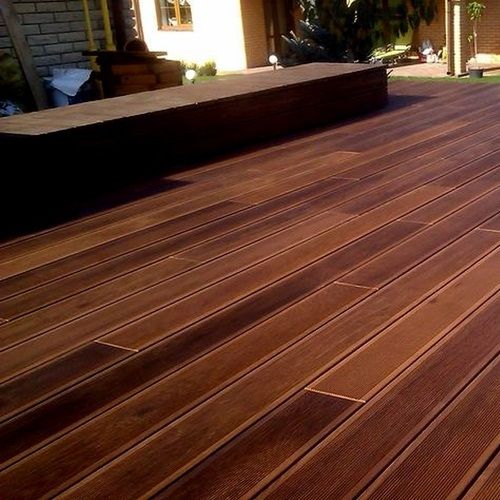 Террасная доска Термоясень, рифленная, паз 800-2900х140х20 мм