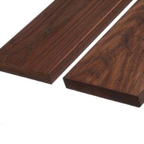 Террасная доска Термоясень, гладкая, 800-2900х130х20 мм