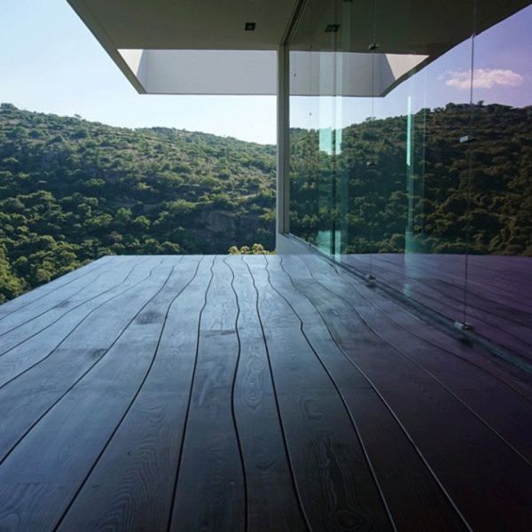 Террасная доска Термоясень, гладкая, 800-2900х130х20 мм