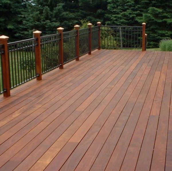 Террасная доска Термоясень, рифленная, 800-2900х100х20 мм