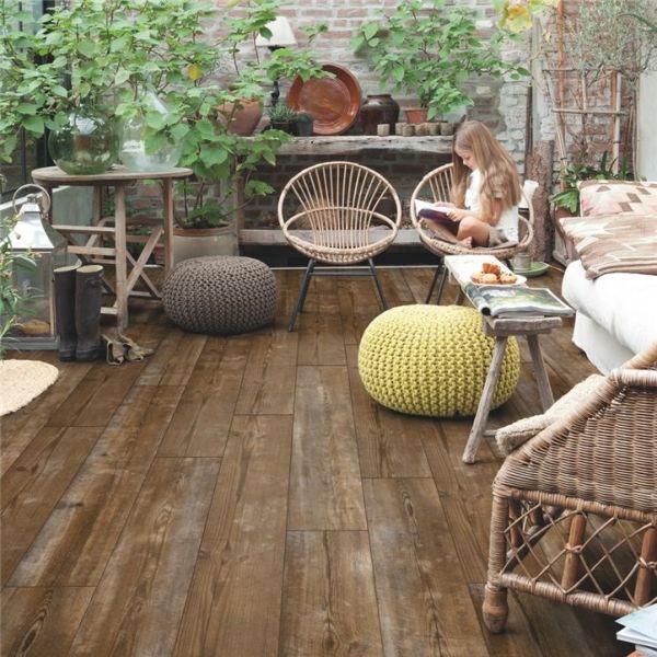 Виниловая плитка Quick-Step Alpha Vinyl Medium Planks Закатная сосна