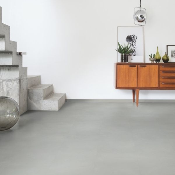 Виниловая плитка Quick-Step Ambient Glue Plus Минимальный светло-серый