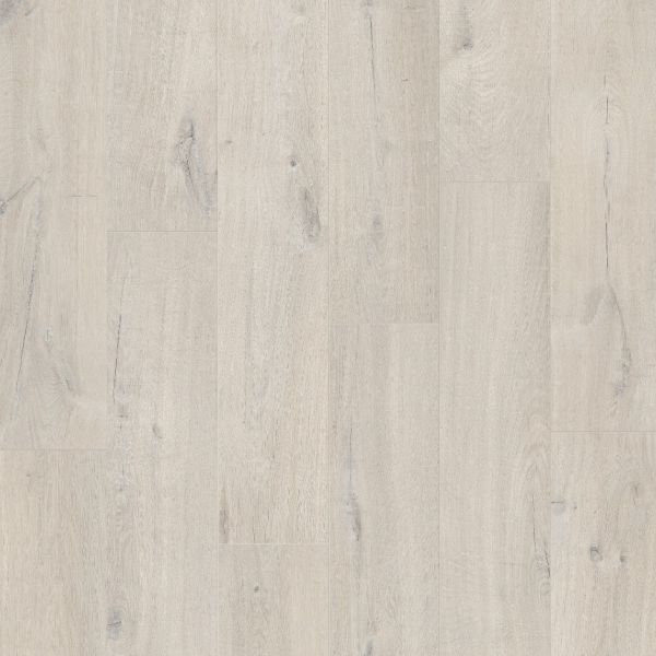 Виниловая плитка Quick-Step Pulse Glue Plus Дуб хлопковый белый румянец