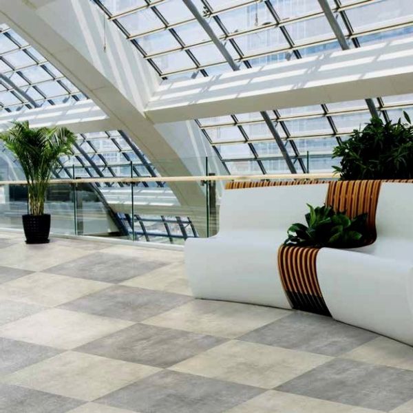 Виниловая плитка Tarkett Art Vinyl ModularT 7 Beton grey