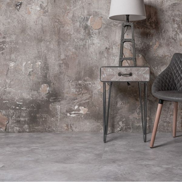 Виниловая плитка Vinilam Ceramo клеевая Бетон